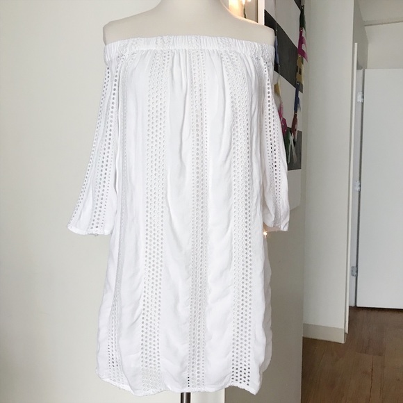 white off the shoulder dress australia